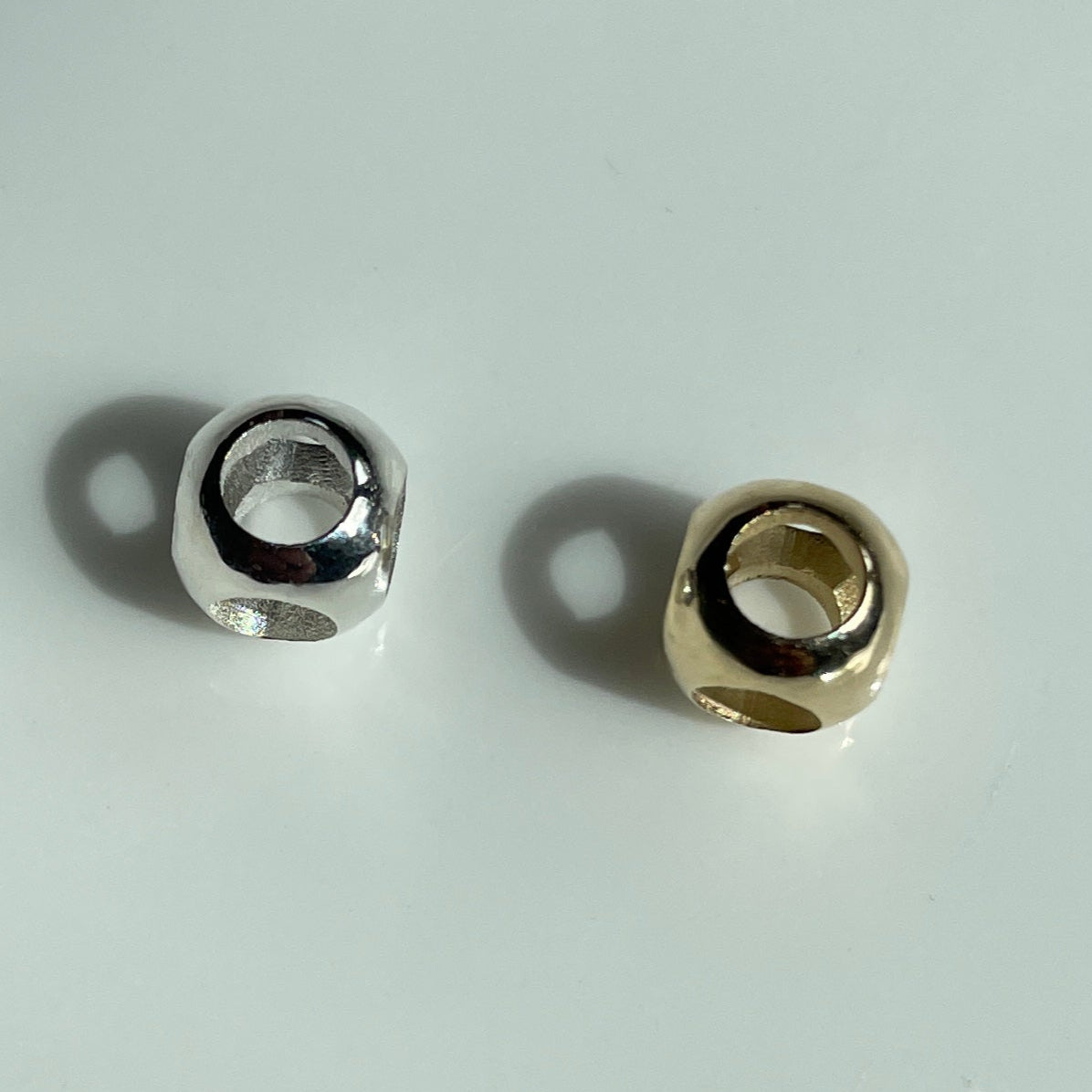 Silver and Gold Beads