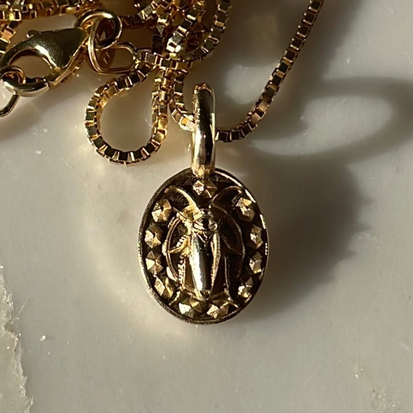 Gold Cockroach medallion