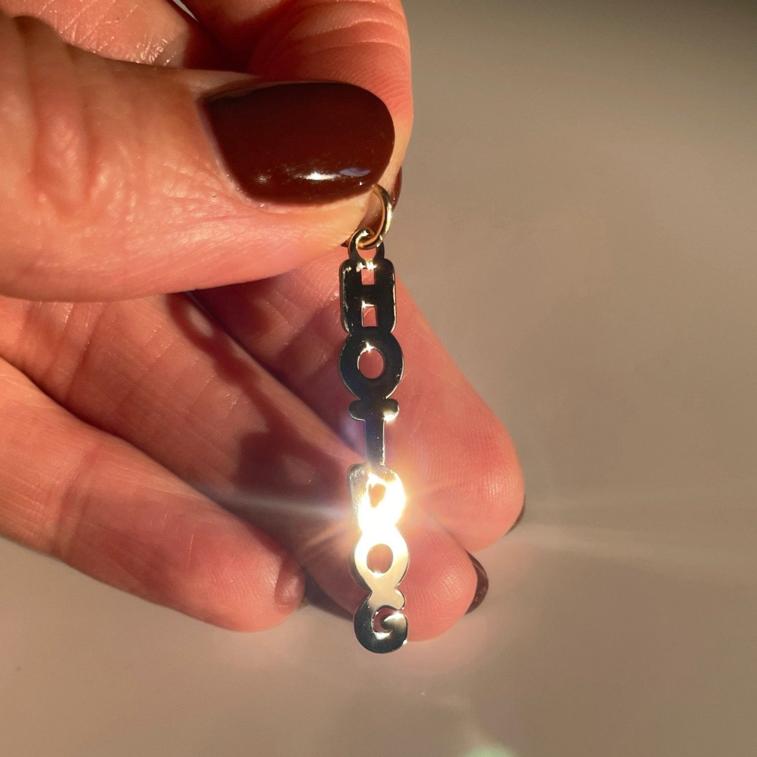 Bubble Letter Nameplate