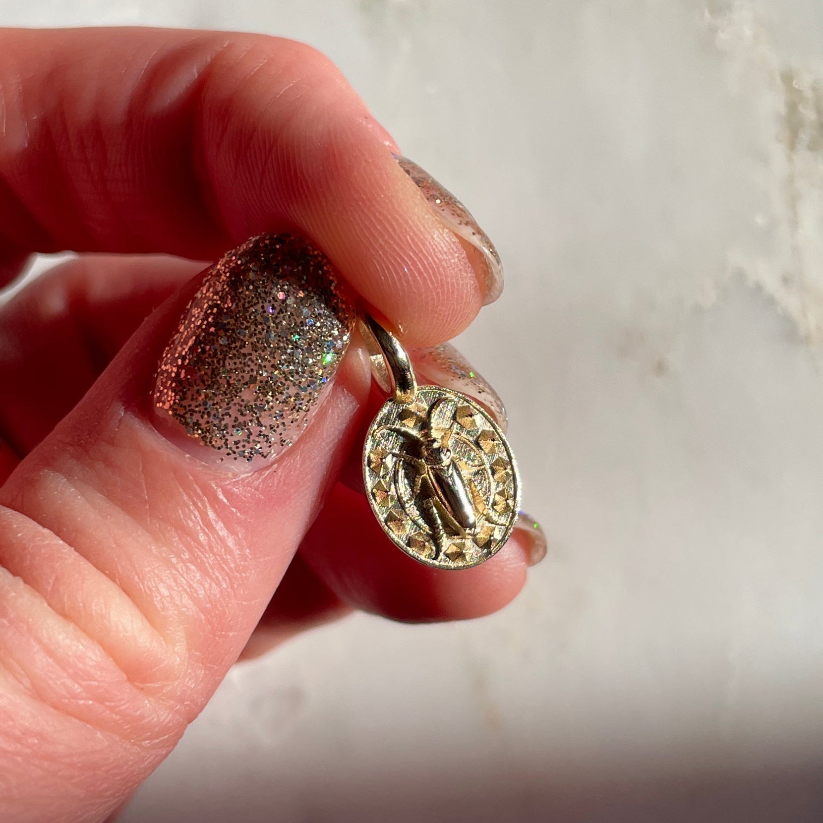 Gold Cockroach medallion