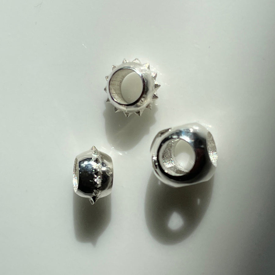 Sterling Silver Spiky Bead