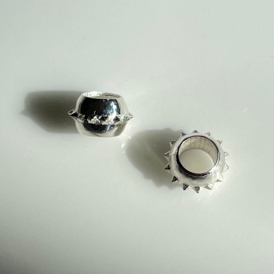 Sterling Silver Spiky Bead