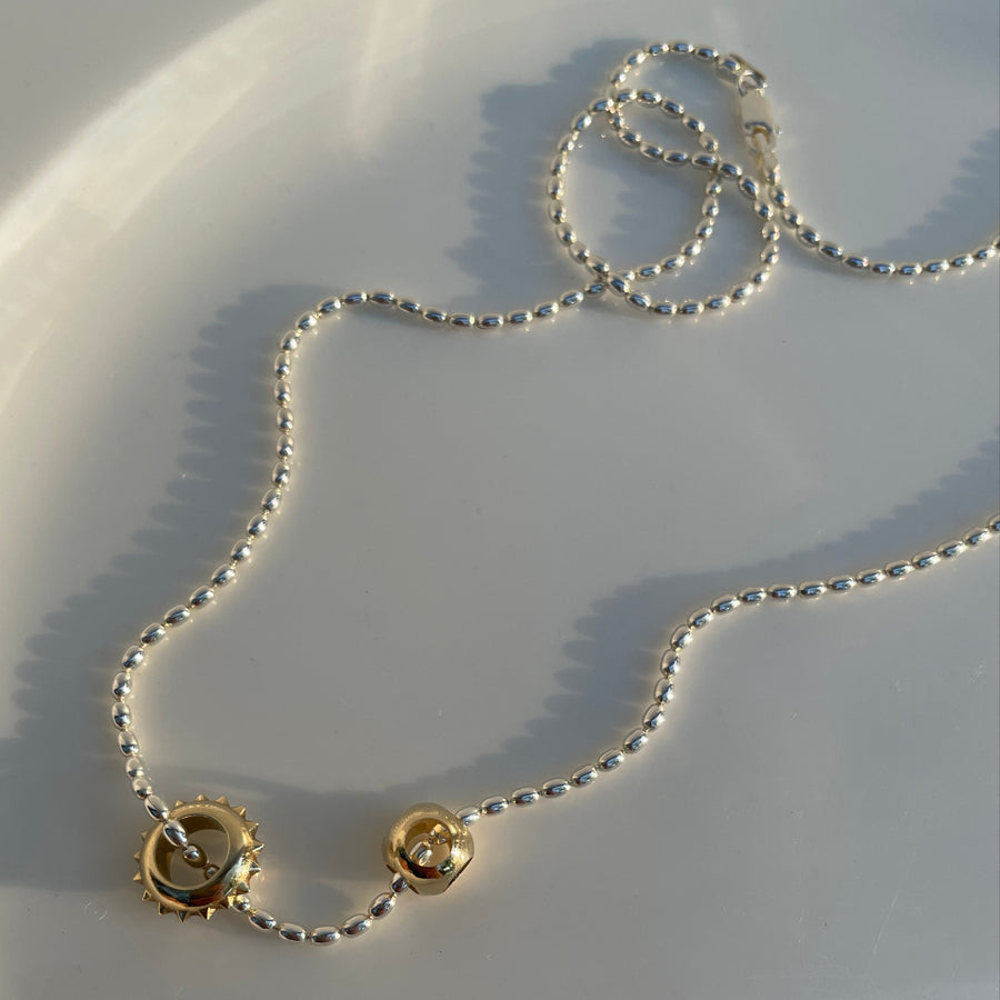 Sterling Silver Oval Bead Chain