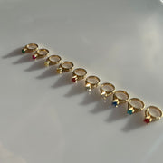 tiny gold ring charms