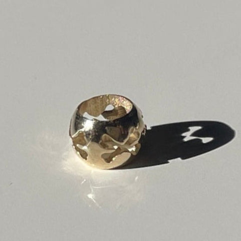 Cross bones bead