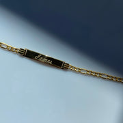 Gold Engraved Bracelet
