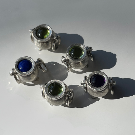 Sterling Silver Cauldron Charm