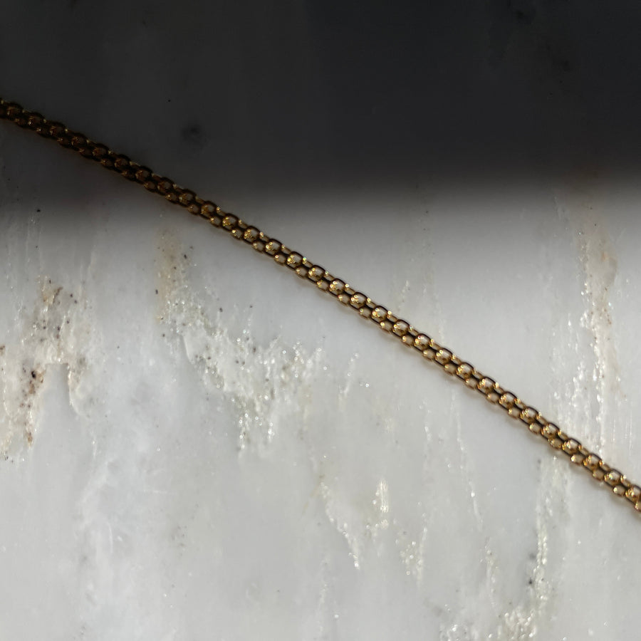 gold ankle chain
