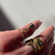 Gold Charm Ring