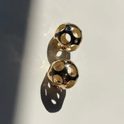 Gold Gemstone Bean