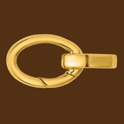 gold push clasp