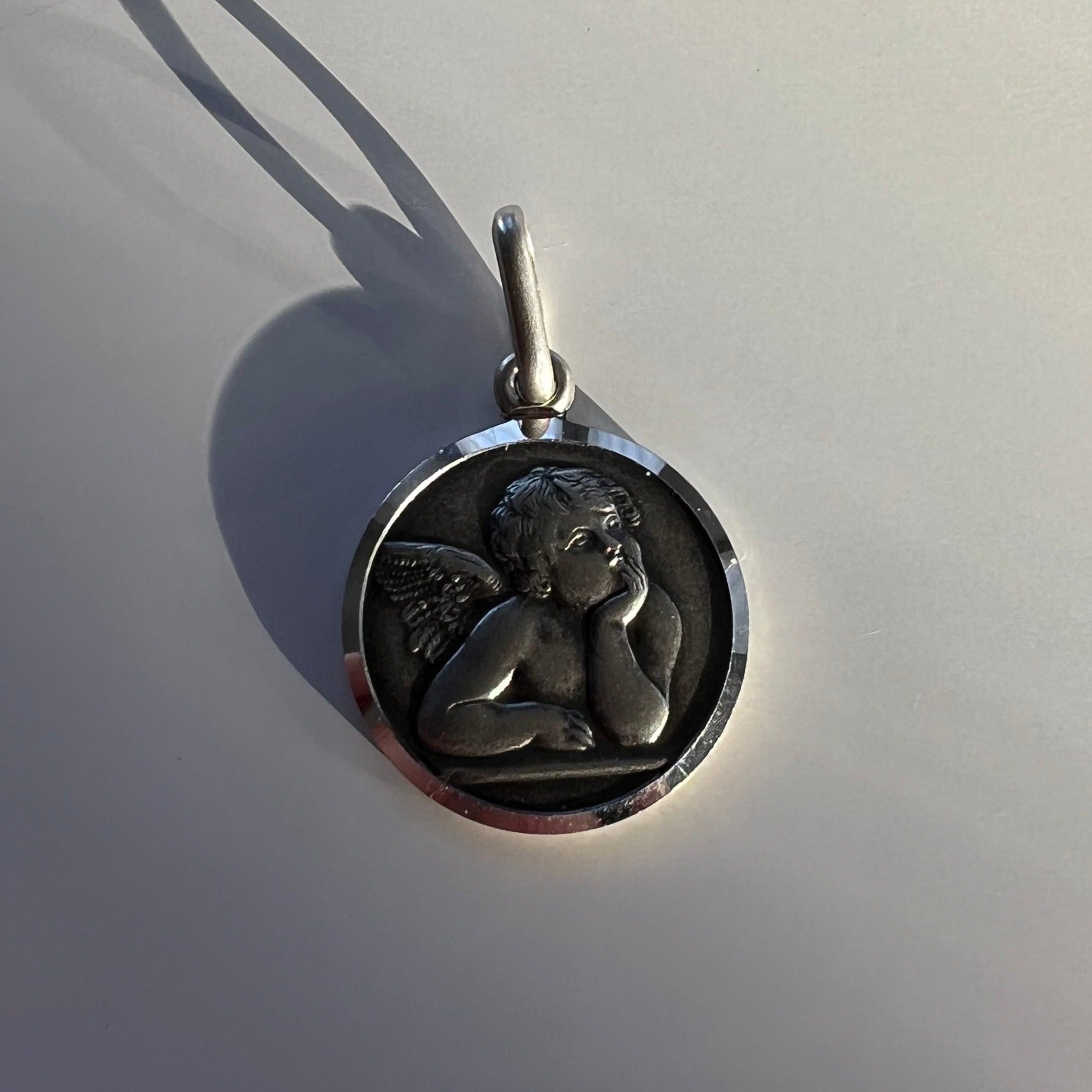 Silver Angel Charm