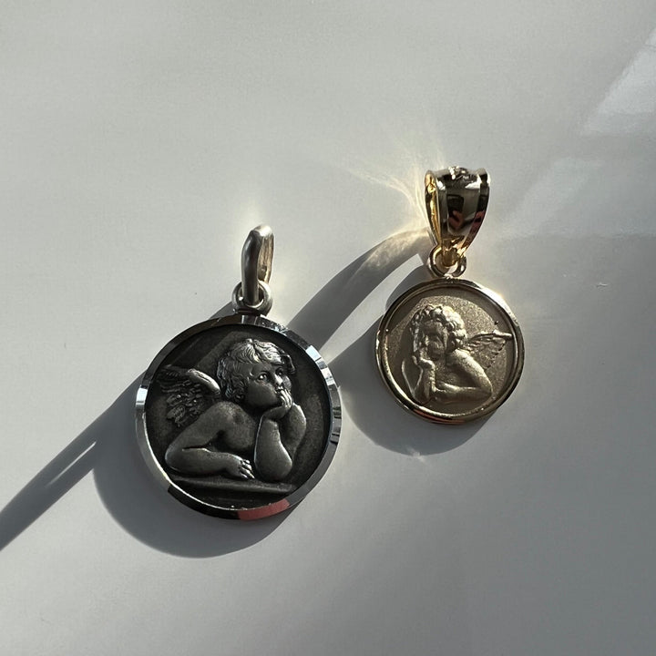 Gold and Silver Angel Charms