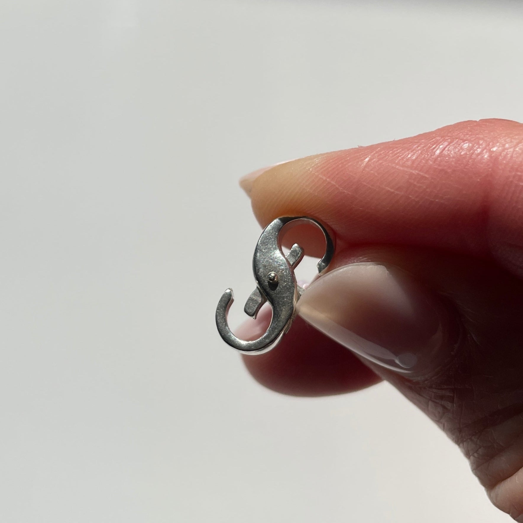 Silver Infinity Clasp
