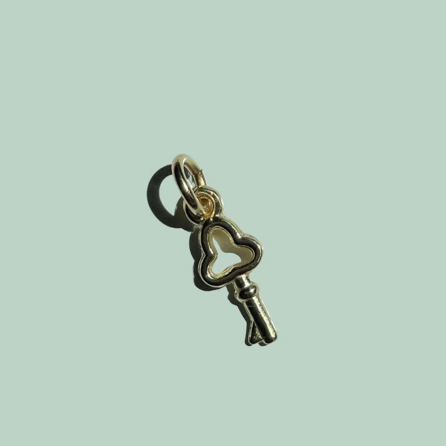 gold key charm