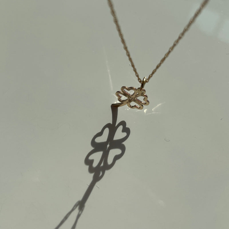 Gold Clover Charm