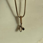 Gold Fly Chain Charm