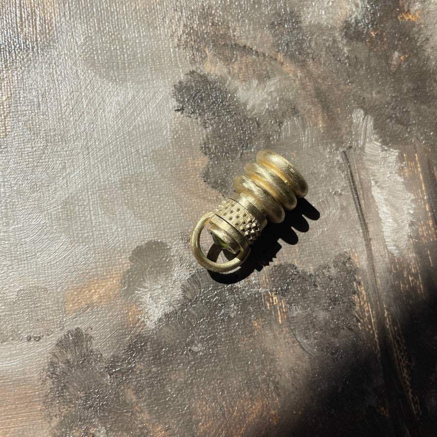 A solid gold perfume bottle. A Keary & James original object.