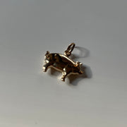 gold pig charm
