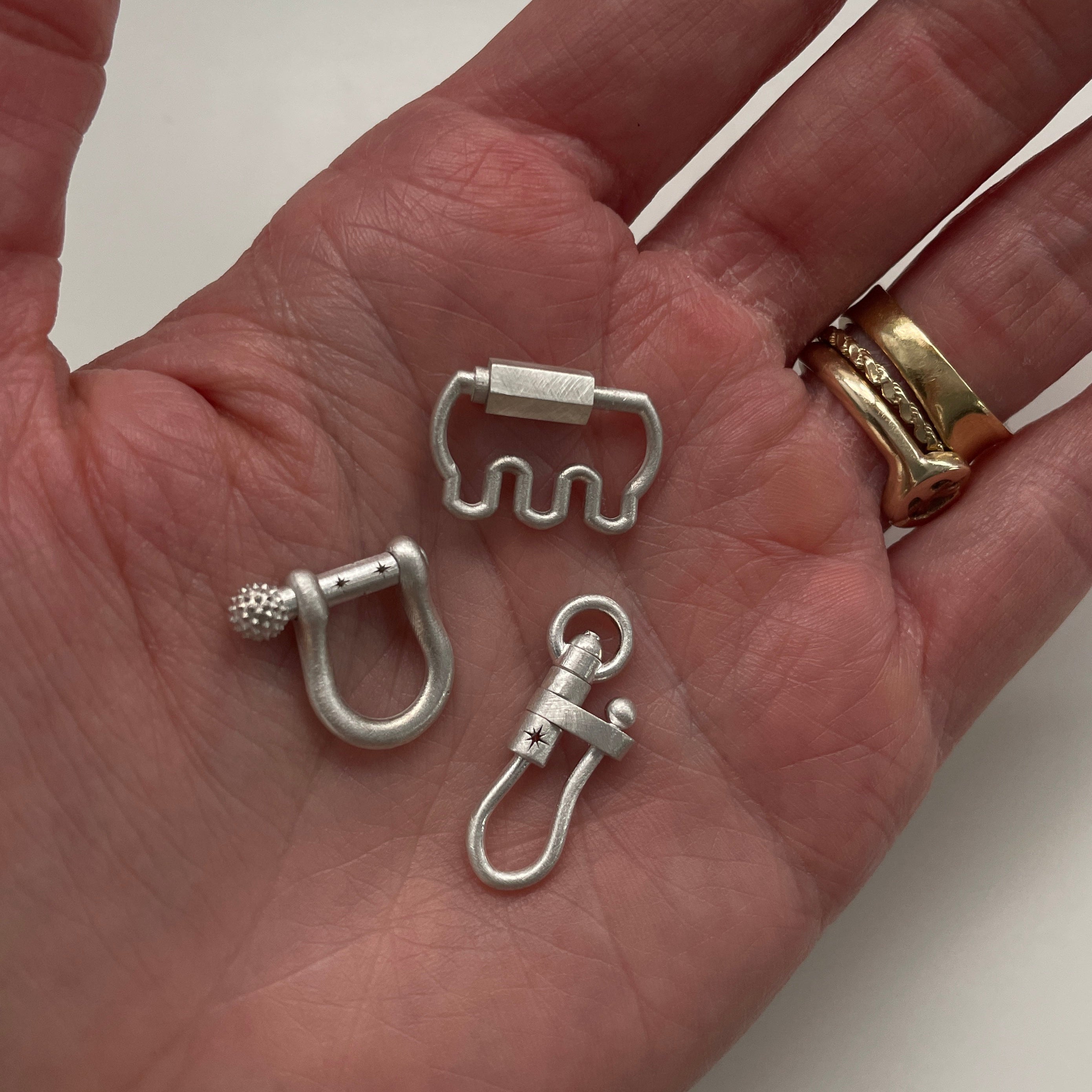 Silver Charm Holders