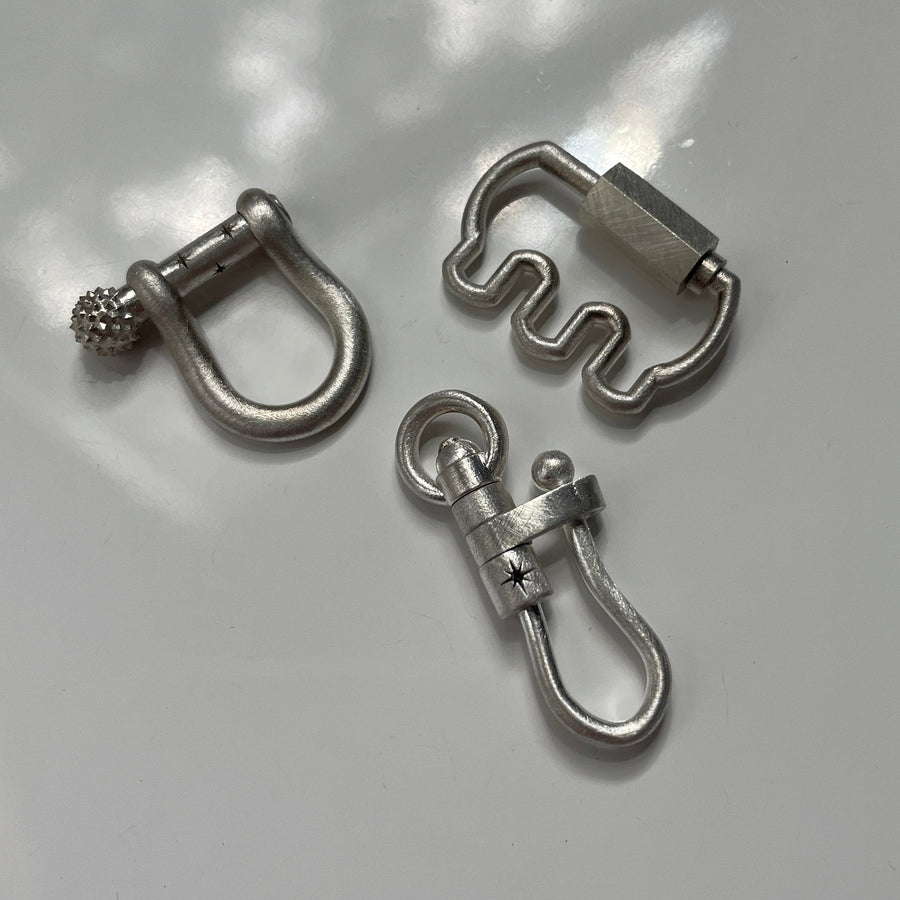 Sterling Silver Charm Holders