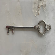 Silver Key Charm