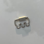 Silver charm holder