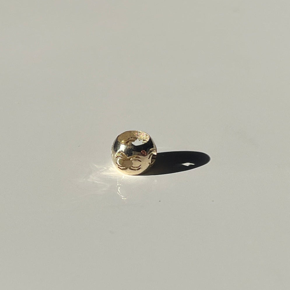Gold Spider Bead