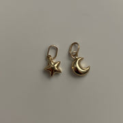 14K Moon Charm