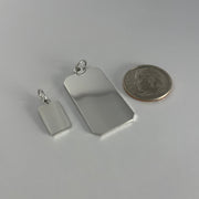 Custom Silver Doodle Charm - Small