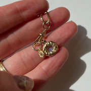 Gold cloud charm