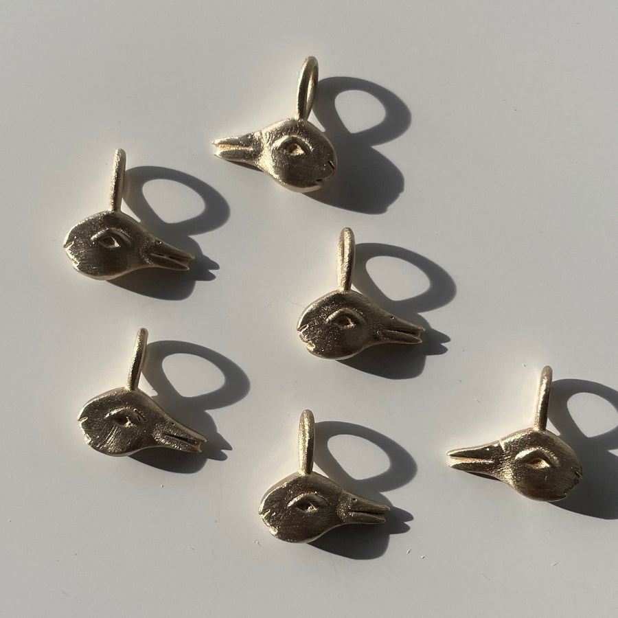 Gold Duck-rabbit Charm