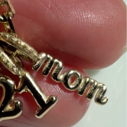Gold Mom Charm
