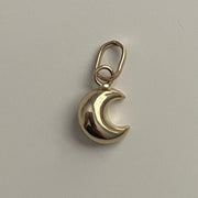 14K Moon Charm