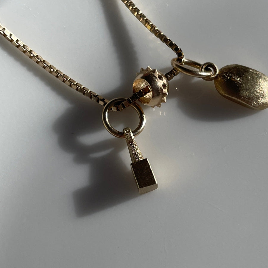 Gold Nail Polish Charm