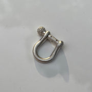 Sterling Silver Shackle Charm Holder
