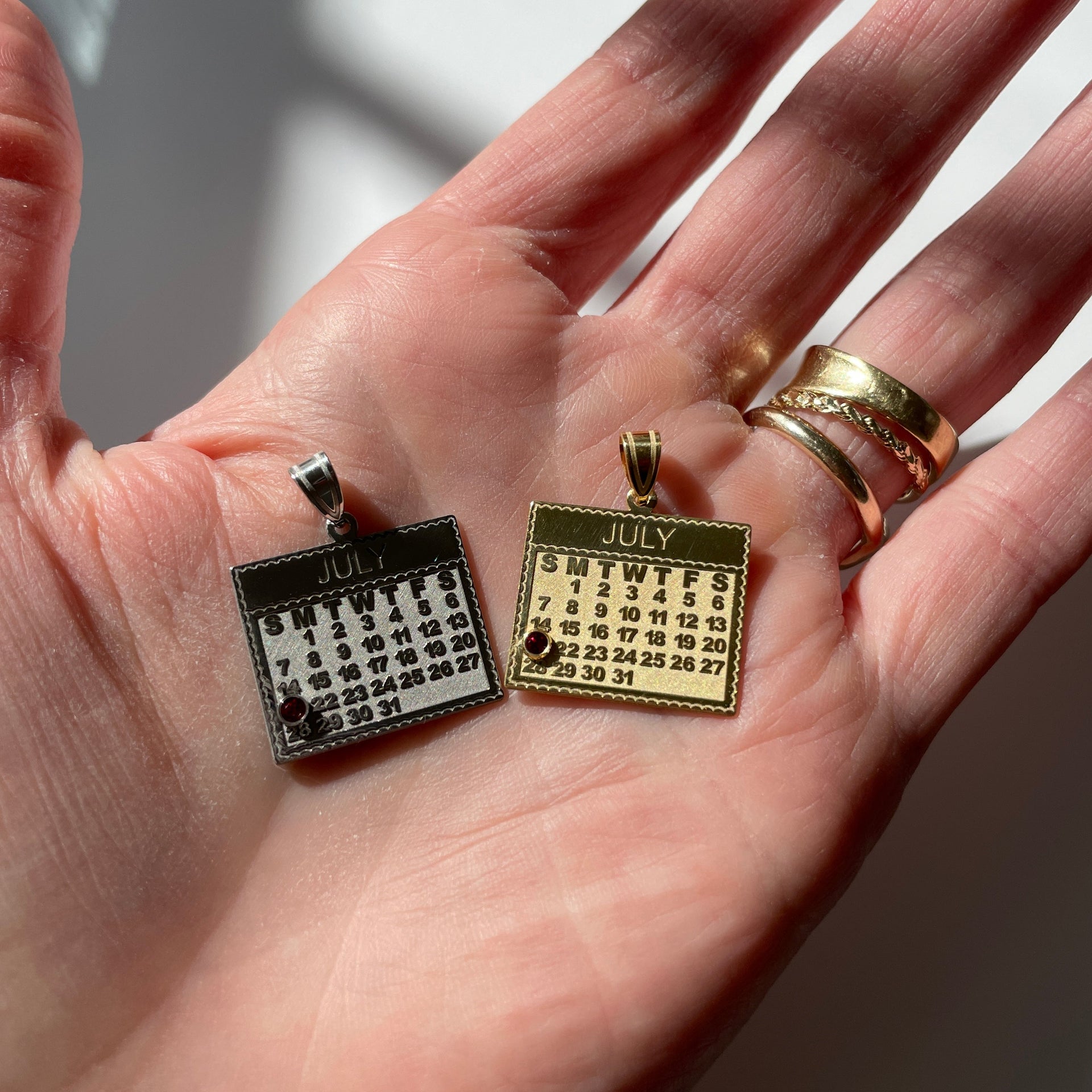 Custom Calendar Charm Keary and James